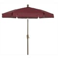 Fiberbuilt Home Fiberbuilt Home 7Gcrcb-T-Burg Garden Umbrella 7.5 Ft - Burgundy 7GCRCB-T-BU